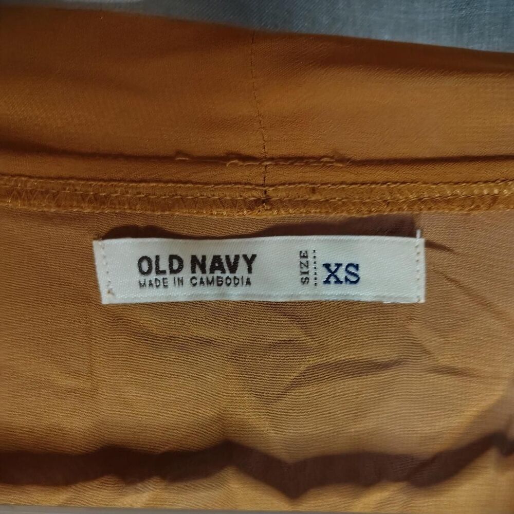 Old-navy Women's Yellow and Orange Blouse - Picture 2 of 6